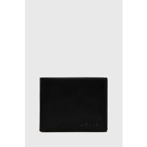 Kožená peňaženka Levi's pánska, čierna farba vyobraziť