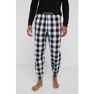 Pyžamové nohavice Calvin Klein Underwear pánske, biela farba, vzorované vyobraziť