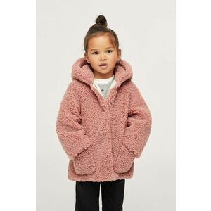 Detský kabát Mango Kids ružová farba vyobraziť