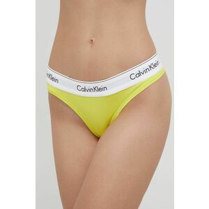 Tangá Calvin Klein Underwear žltá farba vyobraziť