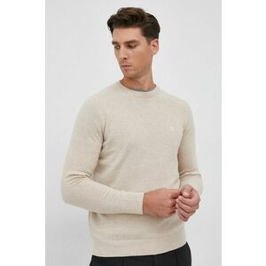 Vlnený sveter Marc O'Polo pánsky, priehľadná farba vyobraziť