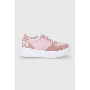 Detské topánky Guess ružová farba vyobraziť