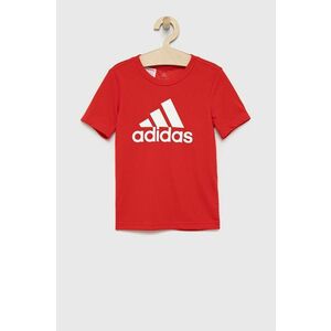 Detské tričko adidas Performance GN1477 červená farba, s potlačou vyobraziť