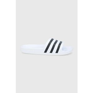 Šľapky adidas Adilette Aqua F35539.D dámske, biela farba vyobraziť