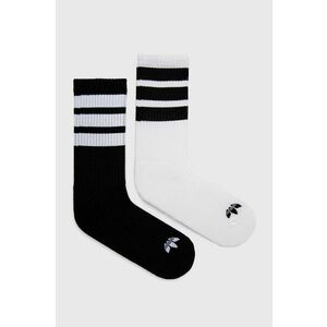 adidas Originals - Ponožky (2-pak) HC9531-WHT/BLK, vyobraziť