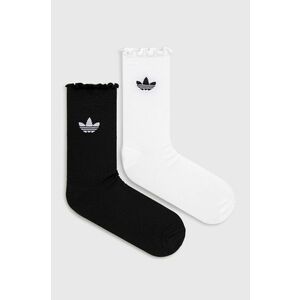adidas Originals - Ponožky (2-pak) HC9532-WHT/BLK, vyobraziť