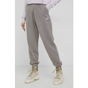Bavlnené nohavice Reebok Classic H49297 dámske, šedá farba, jednofarebné vyobraziť