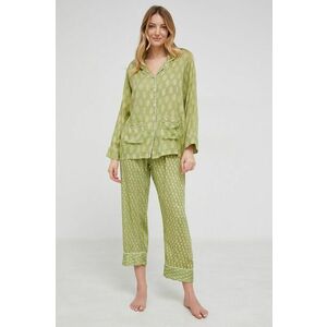 Pyžamo Answear Lab dámska, zelená farba, vyobraziť