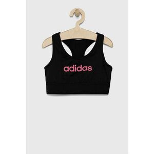 Detská podprsenka adidas Performance HF3786 čierna farba vyobraziť