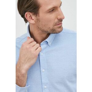 Bavlnená košeľa Calvin Klein pánska, slim, s golierom button-down vyobraziť