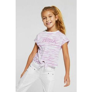 Detské bavlnené tričko Mayoral fialová farba, vyobraziť