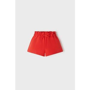 Detské krátke nohavice Mayoral červená farba, jednofarebné, vyobraziť