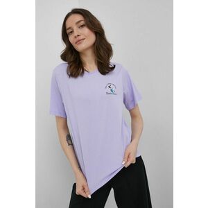 Bavlnené tričko JDY fialová farba, vyobraziť