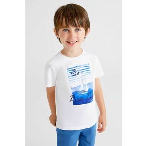 Detské bavlnené tričko Mayoral s potlačou vyobraziť