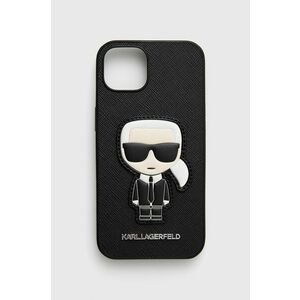 Puzdro na mobil Karl Lagerfeld iPhone 13 čierna farba vyobraziť