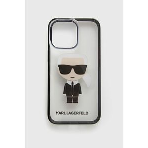 Puzdro na mobil Karl Lagerfeld iPhone 13 Pro priehľadná farba vyobraziť