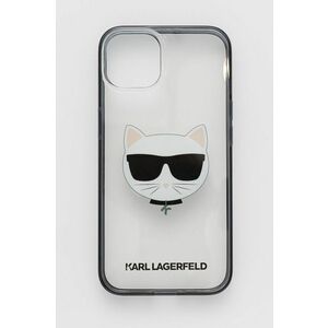 Puzdro na mobil Karl Lagerfeld priehľadná farba vyobraziť