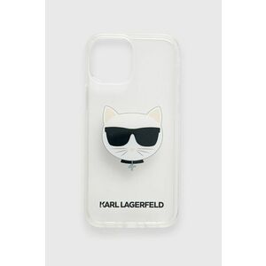 Puzdro na mobil Karl Lagerfeld iPhone 13 Mini KLHCP13SCTR priehľadná farba vyobraziť