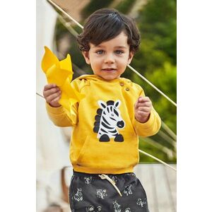 Detská mikina Mayoral žltá farba, s potlačou vyobraziť