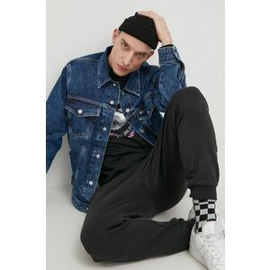 Rifľová bunda Tommy Jeans pánska, prechodná, vyobraziť