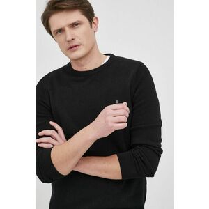 Bavlnený sveter Gant pánsky, tmavomodrá farba, ľahký, vyobraziť