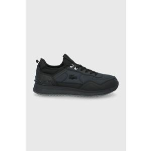 Topánky Lacoste čierna farba vyobraziť