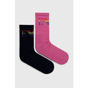 Ponožky Emporio Armani Underwear pánske, tmavomodrá farba vyobraziť