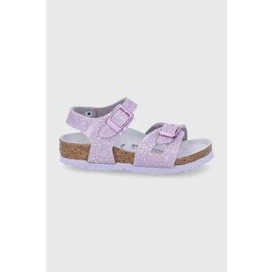 Detské sandále Birkenstock fialová farba vyobraziť