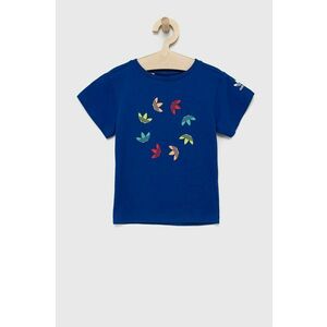 Detské bavlnené tričko adidas Originals HE6838 s potlačou vyobraziť