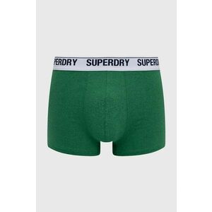 Boxerky Superdry pánske, zelená farba vyobraziť