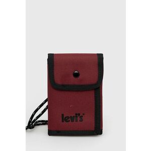 Peňaženka Levi's bordová farba vyobraziť