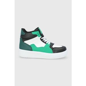 Topánky Answear Lab zelená farba, na platforme vyobraziť