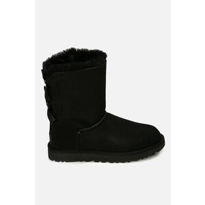 UGG Bailey Bow II dámske, čierna farba, na plochom podpätku, zateplené, 1016225.BLK vyobraziť