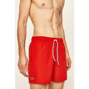 Plavkové šortky Lacoste červená farba vyobraziť