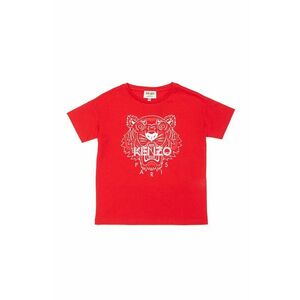 Detské tričko Kenzo Kids červená farba vyobraziť
