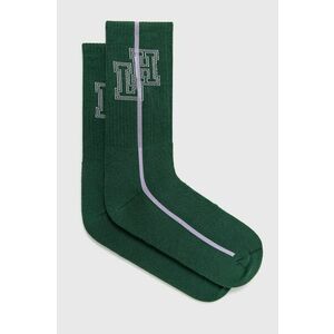 Ponožky Local Heroes dámske, zelená farba vyobraziť