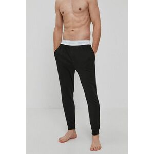 Pyžamové nohavice Calvin Klein Underwear pánske, čierna farba, s potlačou vyobraziť