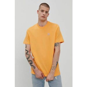 Tričko adidas Originals pánske, oranžová farba, jednofarebné vyobraziť