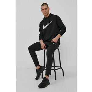 Mikina Nike pánska, čierna farba, s potlačou vyobraziť