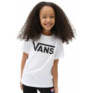 Detské bavlnené tričko Vans biela farba, s potlačou vyobraziť