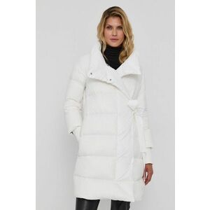 Páperová bunda MAX&Co. dámska, biela farba, zimná vyobraziť