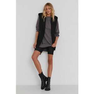 Šaty Answear Lab šedá farba, mini, oversize vyobraziť