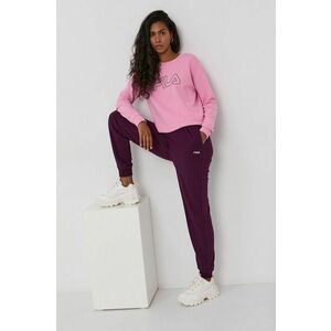 Nohavice Fila dámske, fialová farba, jednofarebné vyobraziť