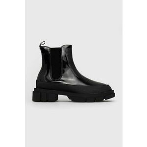 Topánky Chelsea Truffle Collection dámske, čierna farba, na platforme vyobraziť