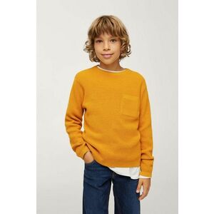 Detský sveter Mango Kids Goofy žltá farba, ľahký vyobraziť