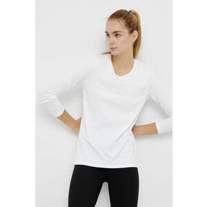Tričko s dlhým rukávom Peak Performance dámske, biela farba vyobraziť