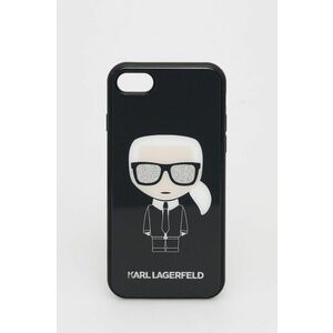 Puzdro na mobil Karl Lagerfeld čierna farba vyobraziť