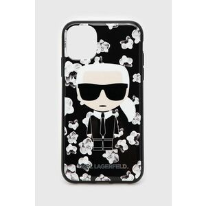 Puzdro na mobil Karl Lagerfeld čierna farba vyobraziť