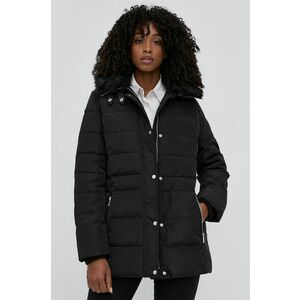 Páperová bunda Lauren Ralph Lauren dámska, čierna farba, zimná vyobraziť