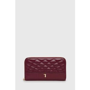 Peňaženka Trussardi dámska, bordová farba vyobraziť